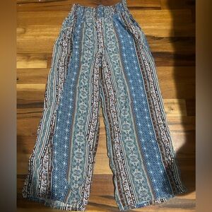 Bebop Boho wide leg flowy pants